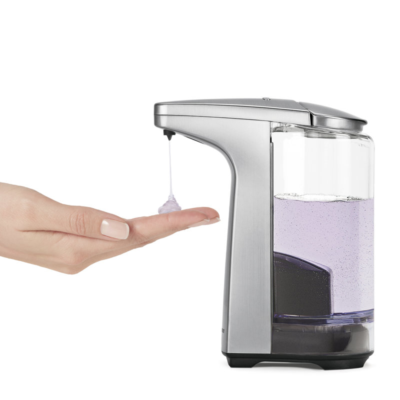 Brushed Nickel Automatic Touch-Free Soap Dispenser, 8 fl. oz.