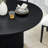  Henriet 48" Pedestal Base Round Dining Table, Black