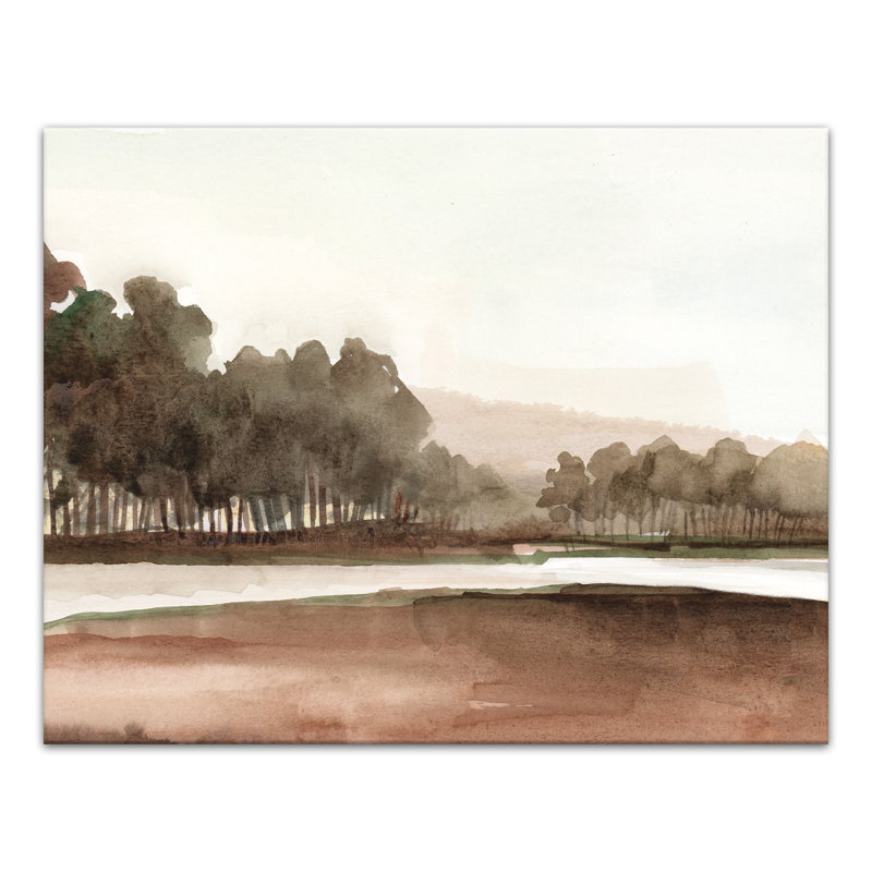 Campagne chaleureuse sur toile, H 11 po x l 14 po x P 1,25 po, Sans cadre