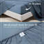 Ensemble de draps en satin de coton Blue Nile Mills - Literie à poches profondes-134776983-134776986