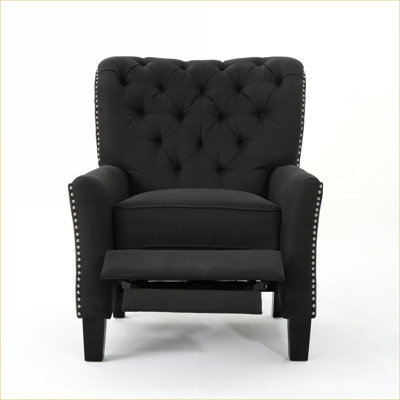 Fauteuils inclinables, Fauteuil inclinable moderne en tissu gris foncé | Gris foncé | Tissu