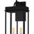 Carmen Matte Black Outdoor Wall Lantern-682085672-682085673