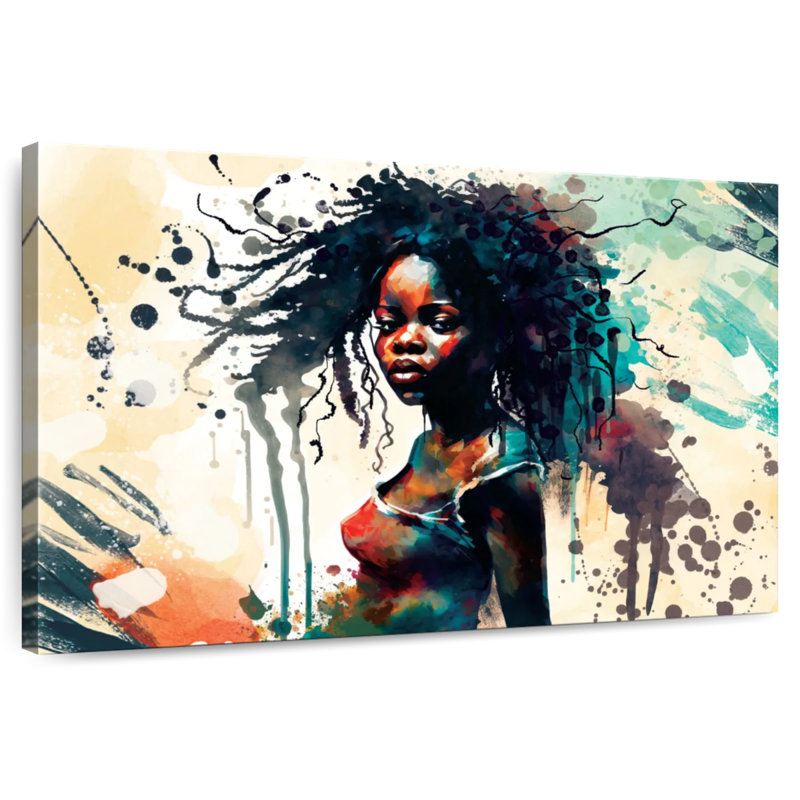 Jeune africain, H 8 po x l 12 po