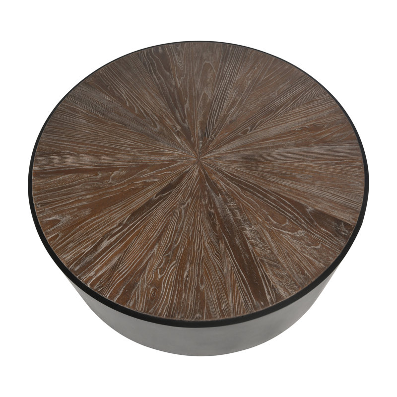 Salsbury Solid Wood Coffee Table, Black