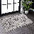 2X3 Cream / Brown / Abstract Doormat Rug-1870899663