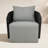 Swivel Wicker Outdoor Lounge Chair-1742279896-1742279899