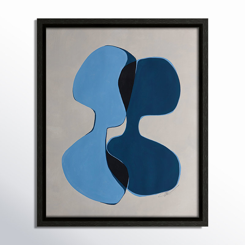 In Unity I by Filippo Ioco For Casa Fine Arts, 11.5" H x 9.5" W x 2" D, Espresso Framed