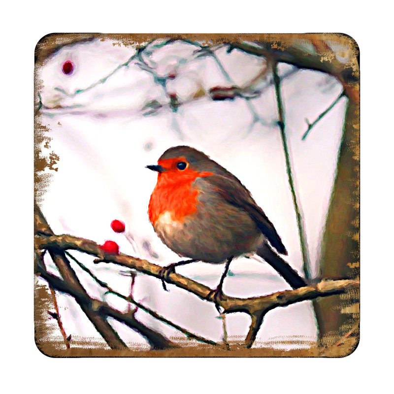 Sous-verre oiseau