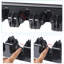 Wall Mounted Organizer with 5 Position 6 Hooks for Broom-2131150841