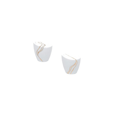 Fiume D'Oro Salt + Pepper Shakers