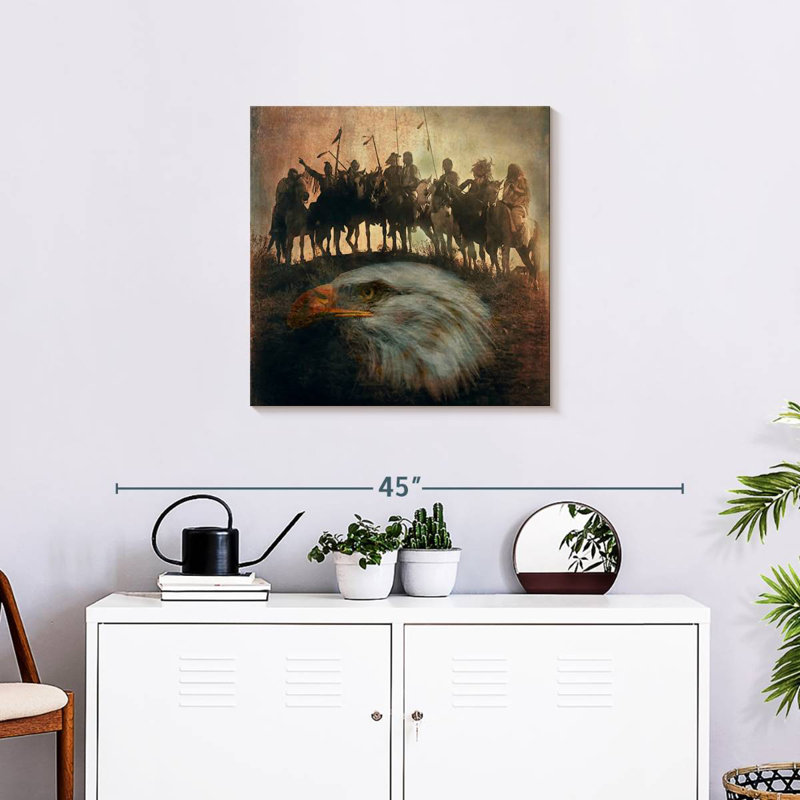 War Party, 24" H x 24" W