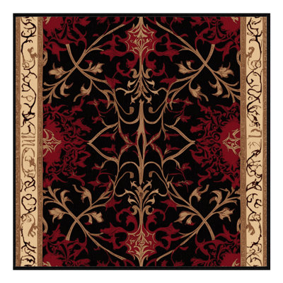 Tapis orné de reliques