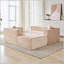 Compression Sectional Couch with Comfy Chaise, Boneless L Shape Sofa for Living Room and Bedroom, Minimalist Modular Sleeper-164736719