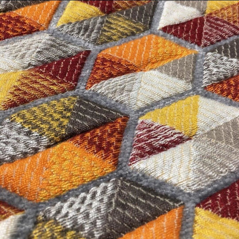 Tissu de carrousel de bibliothèque Hinson, Corail