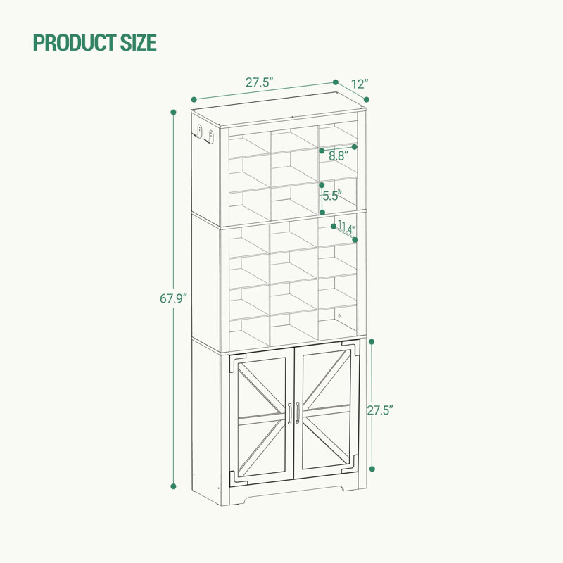 Armoire à chaussures 10 niveaux