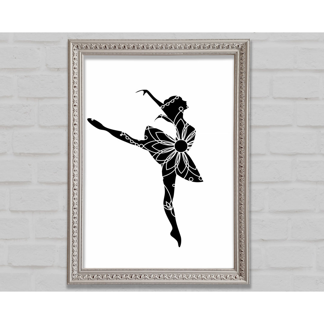 Ballerina Flower - Einzelner Bilderrahmen Kunstdrucke