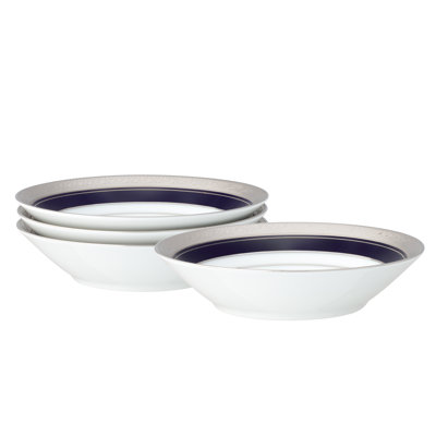 Bols à fruits en cobalt et platine Noritake, 5 1/2 po, 4 oz
