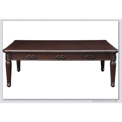 Espresso Coffee Table with Turned Legs Practical, modern design, high quality materials, living room center
