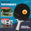 JOOLA Cobra Table Tennis Racket with Flared Handle - ITTF Approved Ping Pong Paddle for Recreational Play