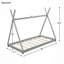 Lit plateforme House avec structure triangulaire-638000816
