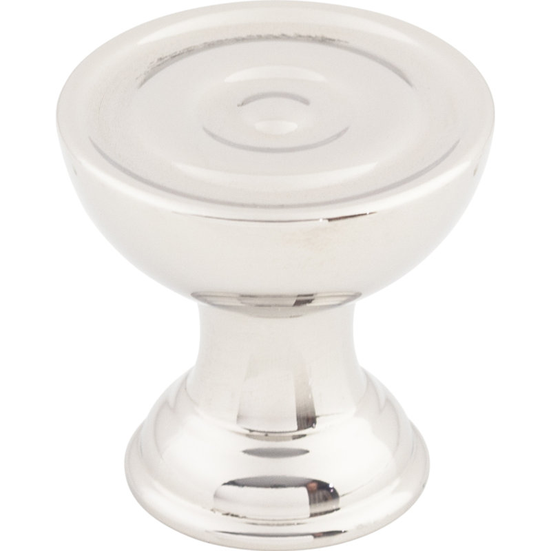 Rook 1" Diameter Round Knob, Polished Stainless Steel