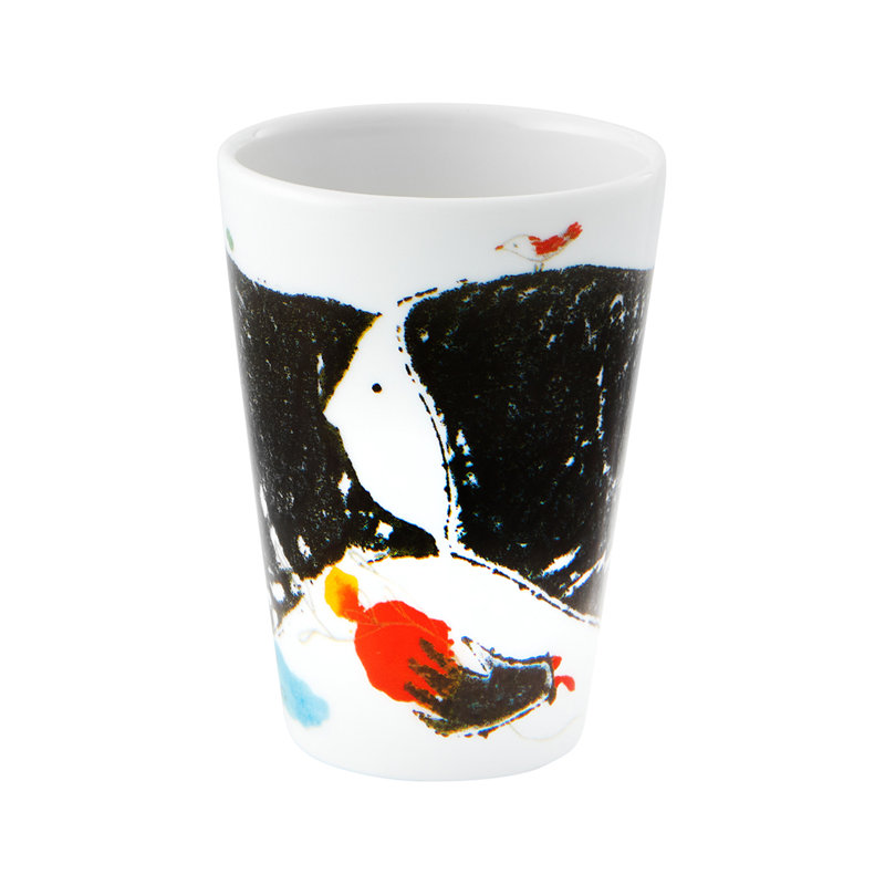 Porcelain Espresso Cup and Saucer