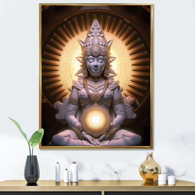 «Golden Aura Of White Hindu God» sur