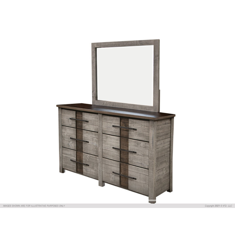 Commode à six tiroirs