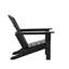 Ensemble de conversation d'extérieur 5 pièces Adirondack avec table basse carrée-1248696555