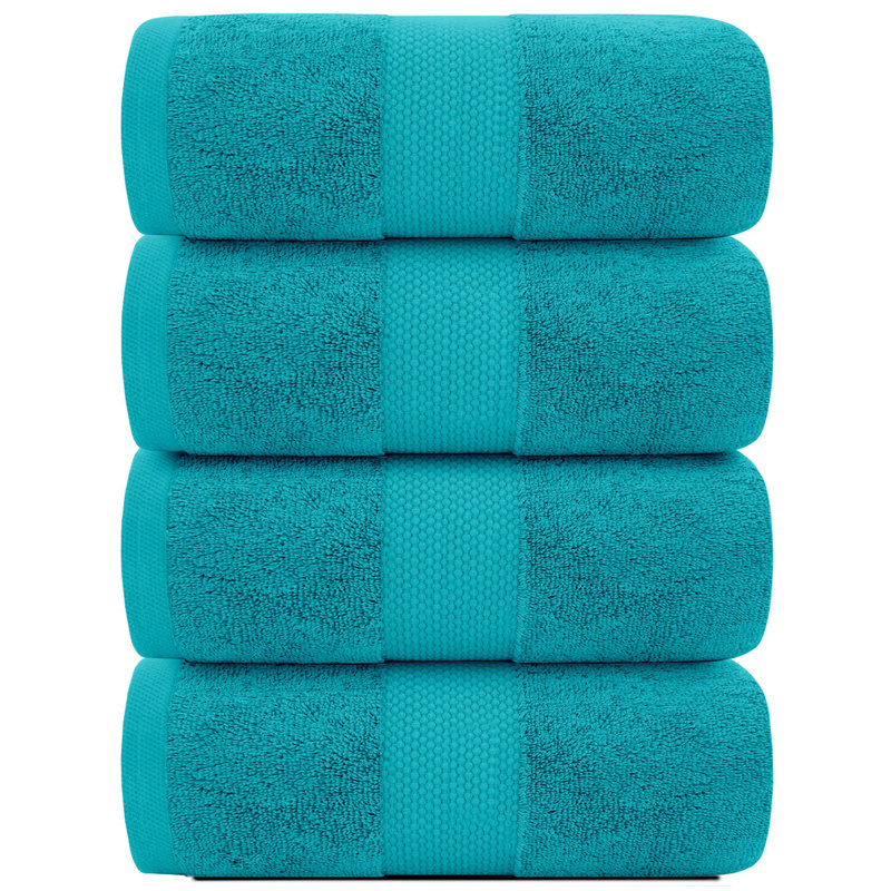 Serviette de bain 100% coton Aldercy, Turquoise