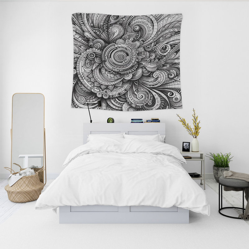 Tapisserie murale, H 88 po x l 104 po x P 1,2 po