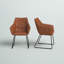 Chaise rembourrée en acier Roughton-1580197996