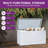 Balconera 150 Gallon Water Resistant Resin Lockable Deck Box-101378768-128126054