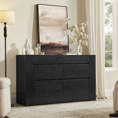 6-Drawer Dressing Table, Handless Modern Dressing Table.