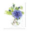 Dahlias and Eucalyptus Centerpiece in Vase-78221208