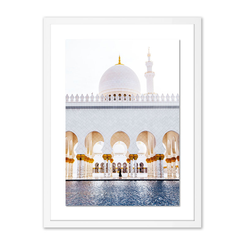 Abu Dhabi, Uae Print by Erica Singleton, White, 24" H x 18" W x 1.5" D
