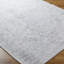 Grey Traditional Rug, Floral Stain Resistant Easy to Clean Rug For Living Room, Dining Room, Bedroom, Kitchen-1524227663