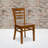 Prompton Vertical Slat Back Wooden Restaurant Chair-103324363
