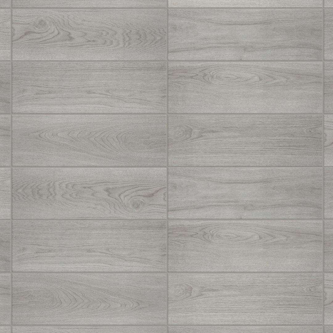 Fronda 8" x 24" Ceramic Wood Look Wall & Floor Tile Merola Tile