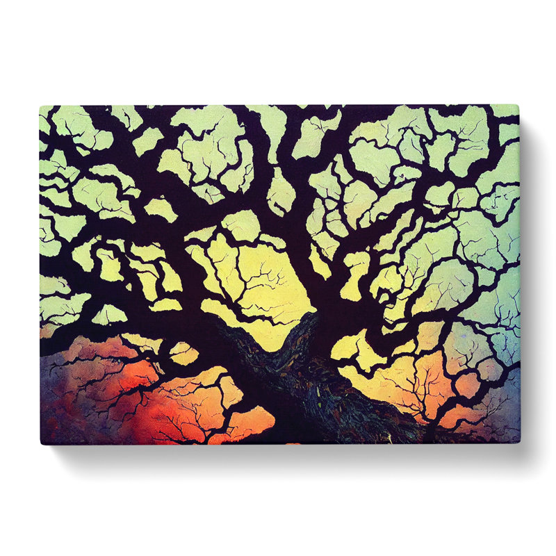Sumptuous Oak Tree - Wrapped Canvas, 40cm H x 60cm W x 3cm D