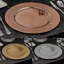 Forksville Melamine Geometric Charger