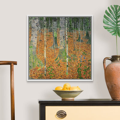 «The Birch Wood, 1903» par Gustav Klimt, reproduction sur toile