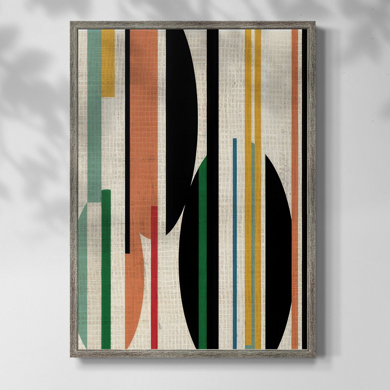 Spontaneous Order II Framed Print - Solid Wood, 11" H x 9" W