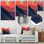 Désert aride horizon sur la planète Mars III - désert, art mural en métal-819728845