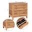 Commode en bois massif 3 tiroirs Conrado-1386324243