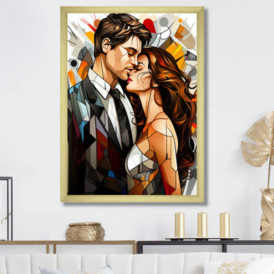 Abstract Couple Mosaic Portrait