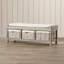 Banc de rangement rembourré Sephina