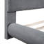 Lit plateforme tapissier pleine grandeur Teddy-165474502