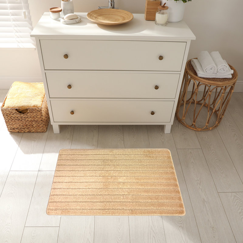 Tapis de cuisine, Rectangle 1 pi 5 po x 2 pi 8 po, Beige clair