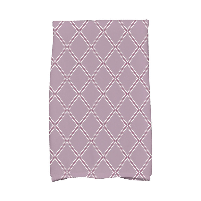 Diamond Hand Towel, Lavender